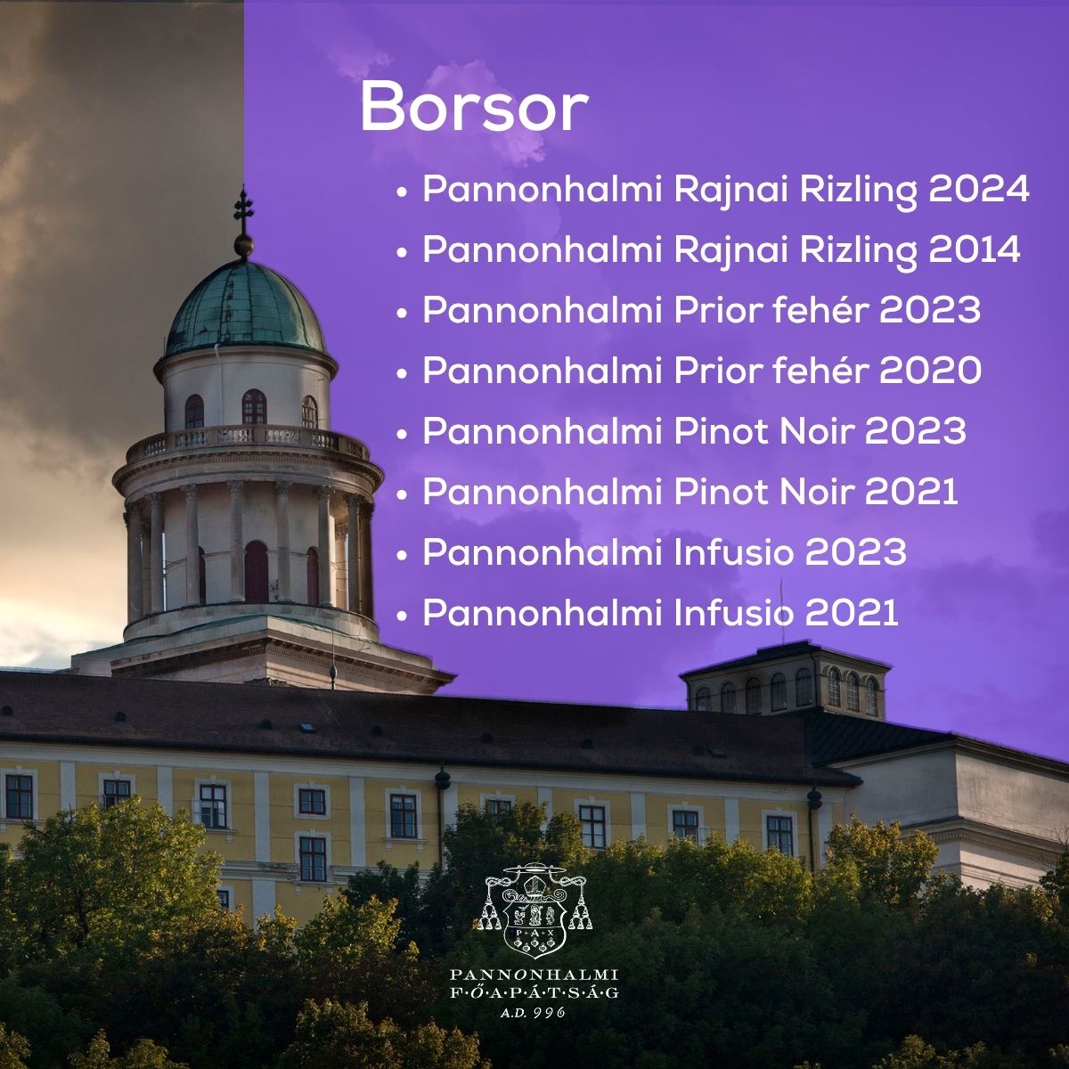 Pinceszet posztok 2026 01 02 | Pannonhalmi Főapátság Pincészete